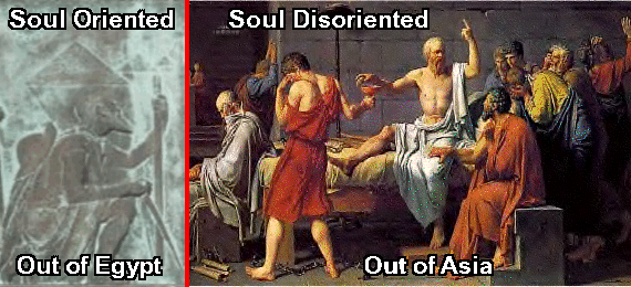 The Greeks stumble in disbelief in the spirits of Men and Gods as Rational Material Science defeats Rational Emotional Man.